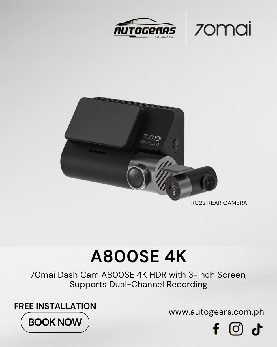 70mai A800SE Dashcam – Autogears PH