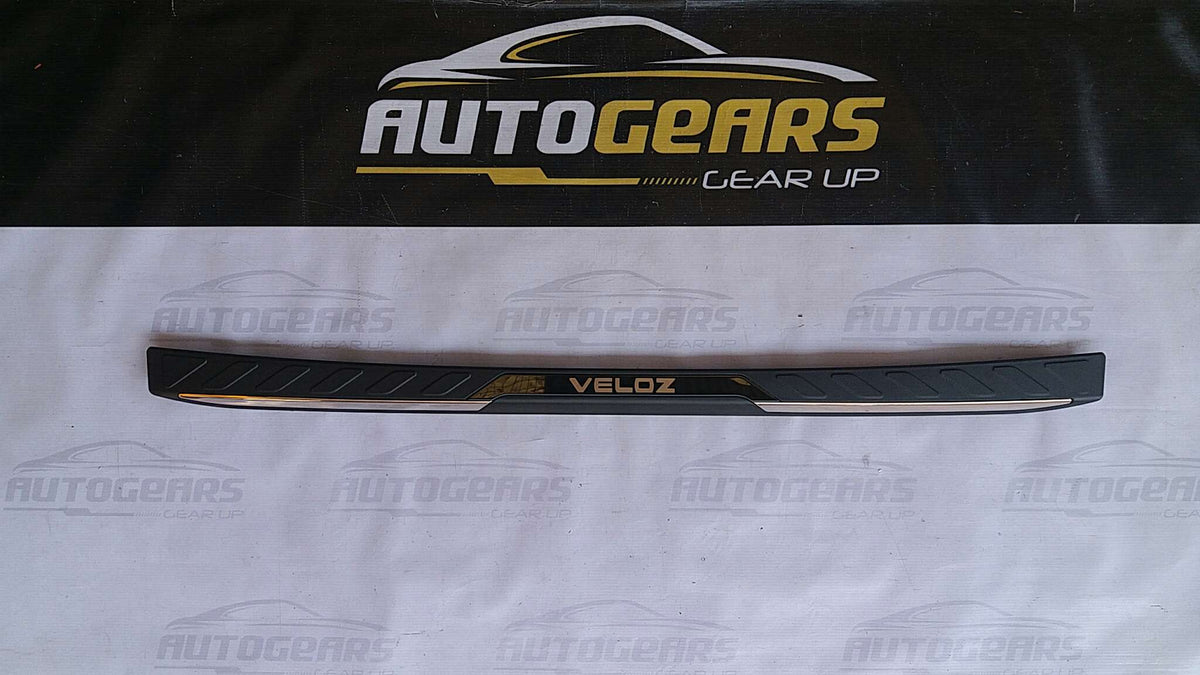 Toyota Veloz (2022 2024) Rear Bumper Plate with Chrome Trim