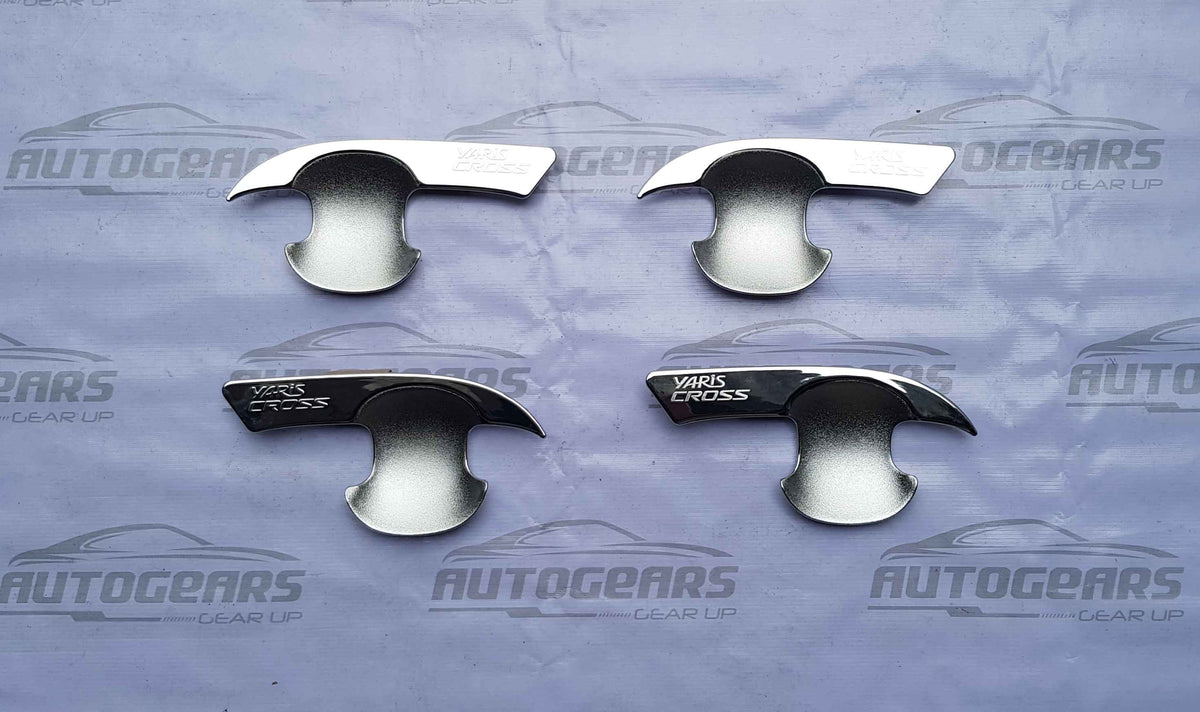 Chrome Door Handle Bowls Cover Trim For Toyota Camry 2018-2023 2024 – Easy Stick-On Decor