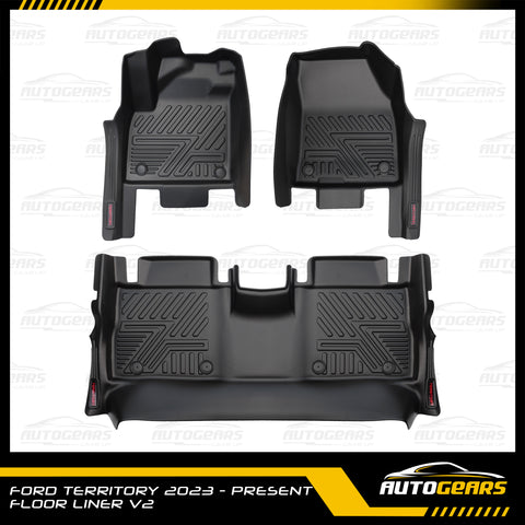 Ford Territory Gen 2 (2023 - 2025) 5D Extended Deep Dish Matting | Floor Liners V2