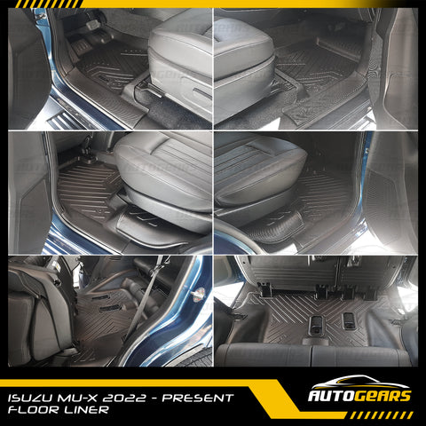 ISUZU MUX MU-X (2022 - 2025) Deep Dish Matting | Floor Liners V1