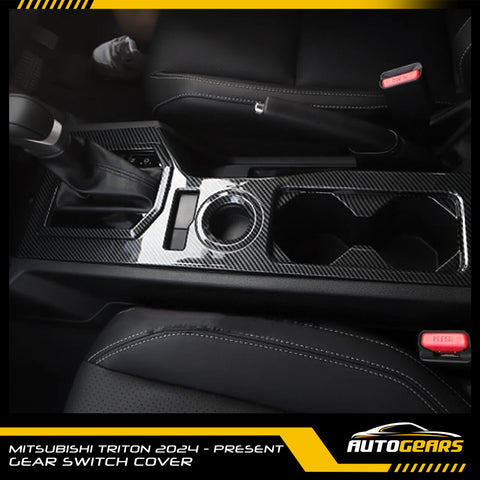 Mitsubishi Triton (2024 - 2026) Gear Switch Cover Carbon