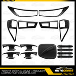 Toyota Innova (2016 - 2025) Matte Black Garnish Set