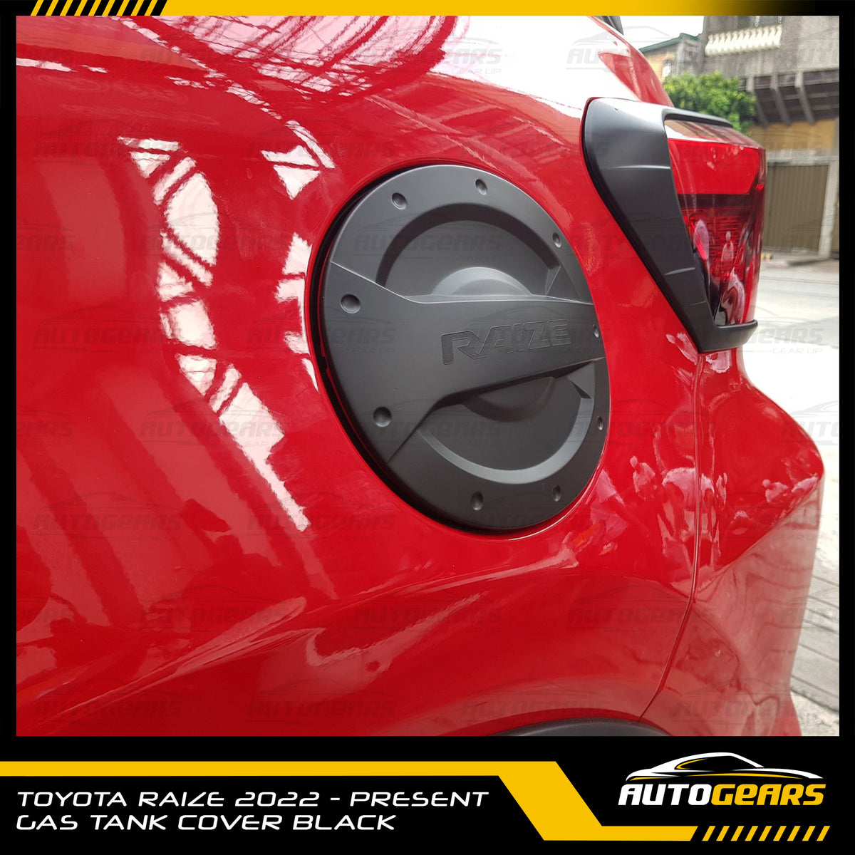 Toyota Raize (2022 2024) Gas Tank Cover Matte Black Autogears PH