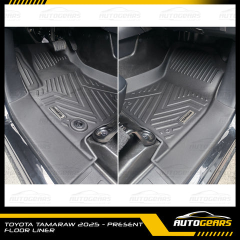 Toyota Tamaraw (2025 - 2026) 5D Extended Deep Dish Matting | Floor Liners V2