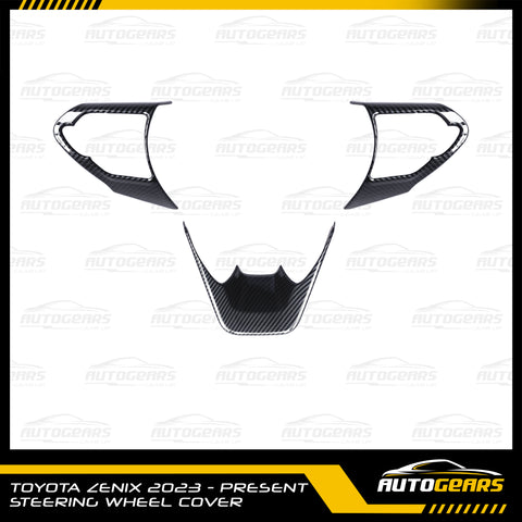 Toyota Zenix (2023 - 2025) Steering Wheel Trim Carbon