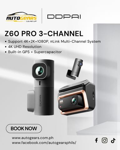 DDPAI Z60 PRO 3-channel Dashcam