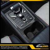 BYD Atto 3 (2024 - 2026) Gear Switch Cover Carbon