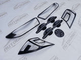 Honda Brio (2023 - 2026) Matte Black Garnish Set