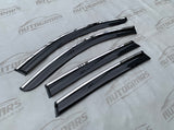 Toyota Land Cruiser LC300 (2023 - 2026) Rain Visor with Chrome Trim