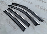 Toyota Land Cruiser LC300 (2023 - 2026) Rain Visor with Chrome Trim