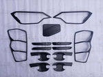 Isuzu D-MAX DMAX (2024 - 2025) Matte Black Garnish Set