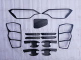 Isuzu D-MAX DMAX (2024 - 2025) Matte Black Garnish Set