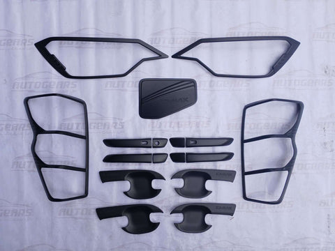 Isuzu D-MAX DMAX (2024 - 2025) Matte Black Garnish Set