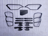 Isuzu D-MAX DMAX (2024 - 2025) Matte Black Garnish Set