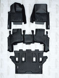 Toyota Land Cruiser LC300 (2021 - 2026) 5D Extended Deep Dish Matting | Floor Liners V2
