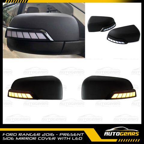 Ford Ranger (2016 - 2022) Side Mirror Cover with LED